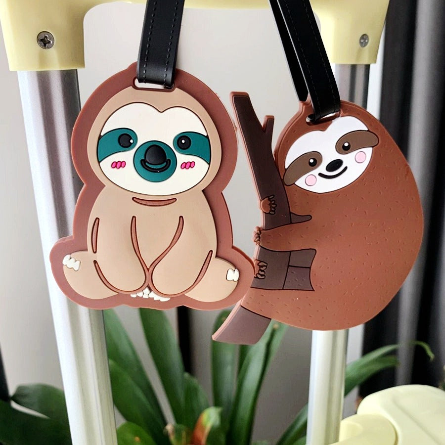 Cute Sloth-Shaped Luggage Tag Bowlift