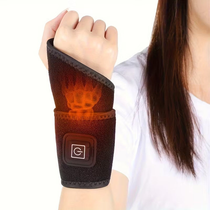 Adjustable Heated Wrist Brace Bowlift