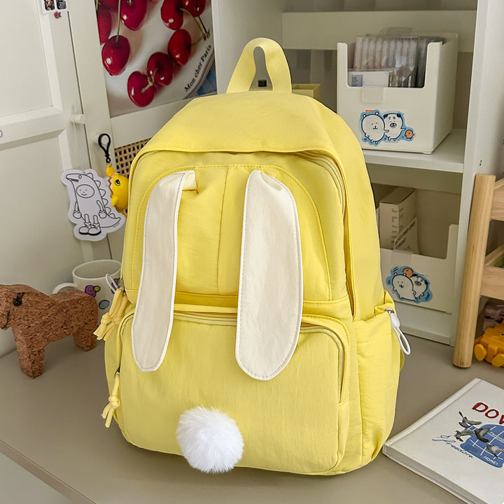 Cute Bunny-Ear School Backpack Bowlift