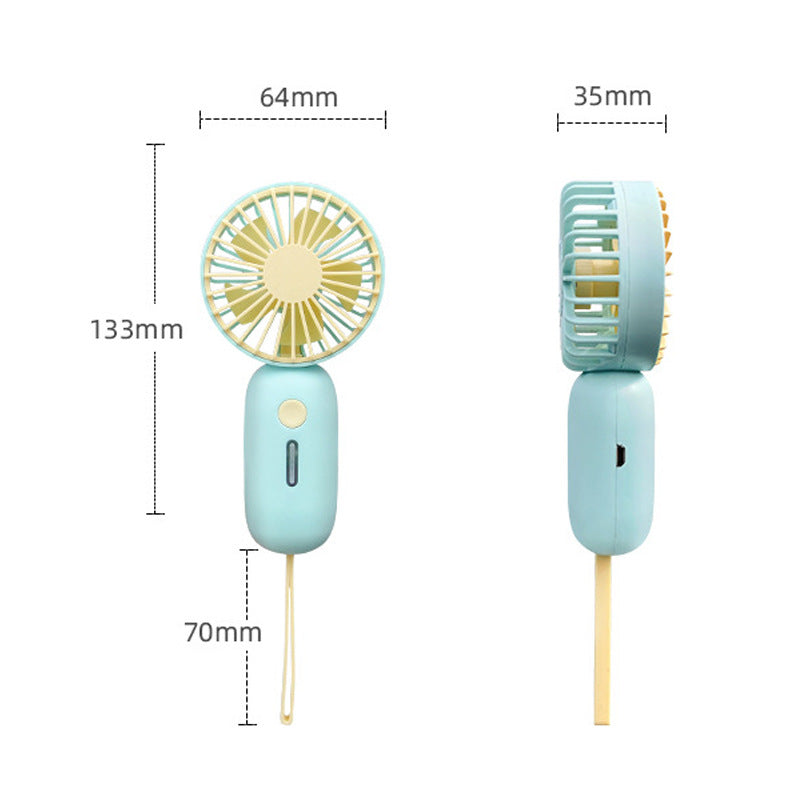 Ladies portable cooling fan with ergonomic handle Bowlift