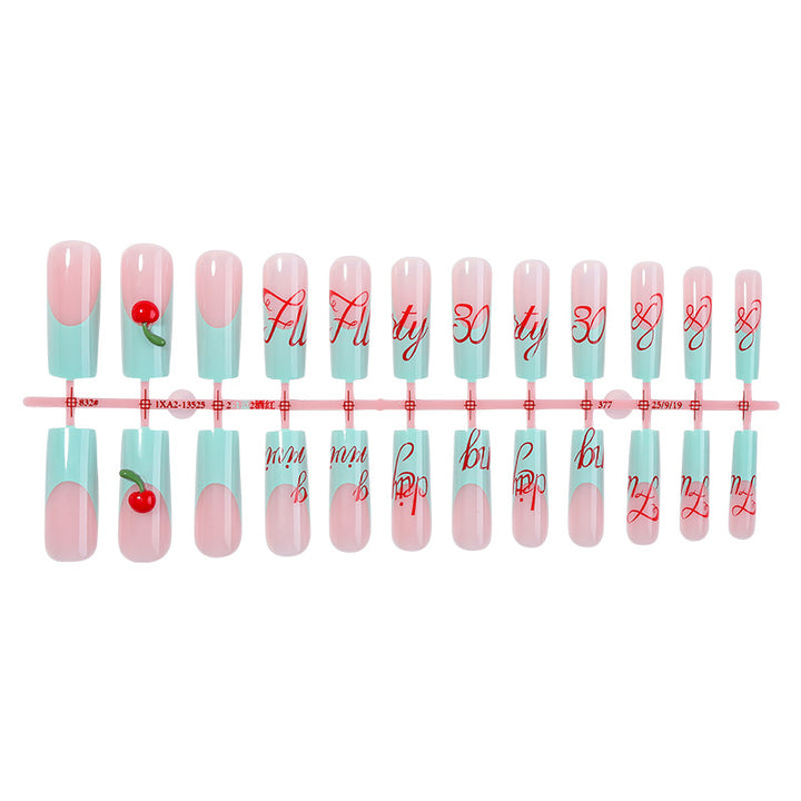 Whimsical Press-On Nail Set Bowlift