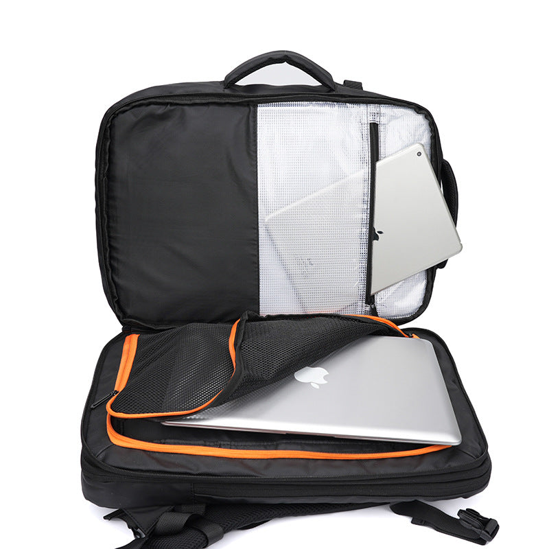 Multifunctional backpack with protective compartments and innovative design Bowlift