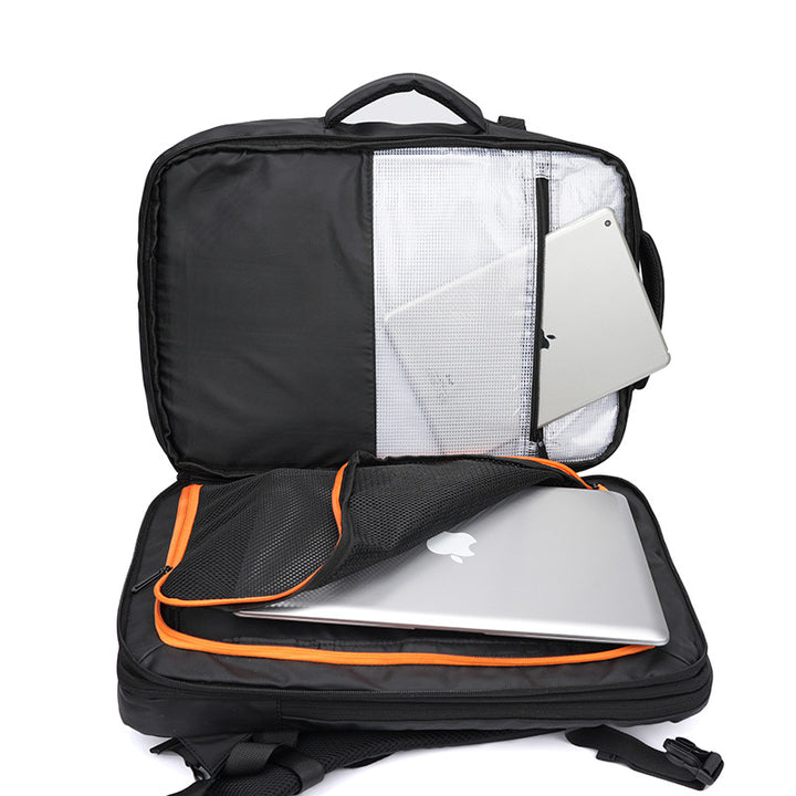Multifunctional backpack with protective compartments and innovative design Bowlift