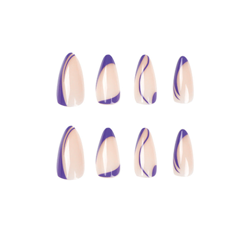 Artificial gel nails with elegant design Bowlift