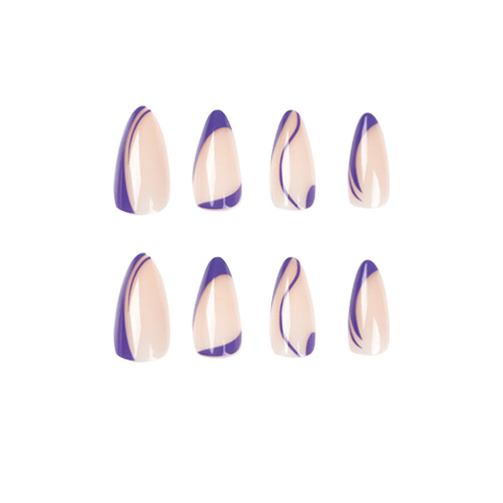 Artificial gel nails with elegant design Bowlift