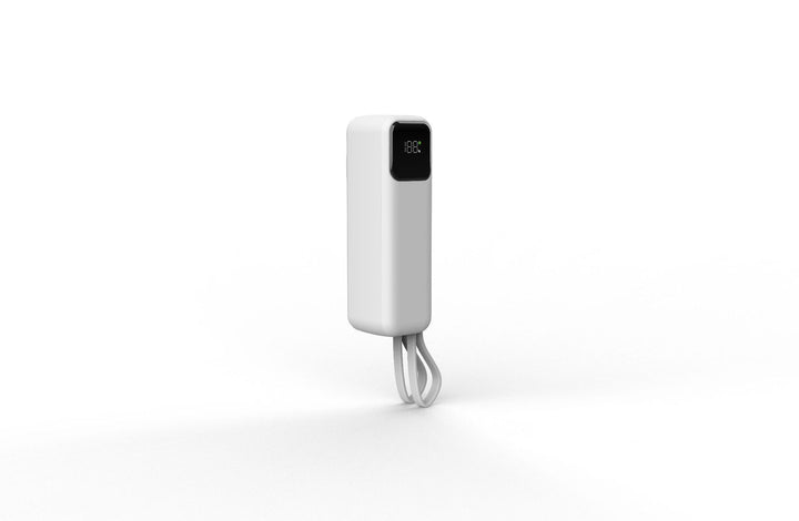 Portable power bank with integrated wireless charging function and LCD display Bowlift