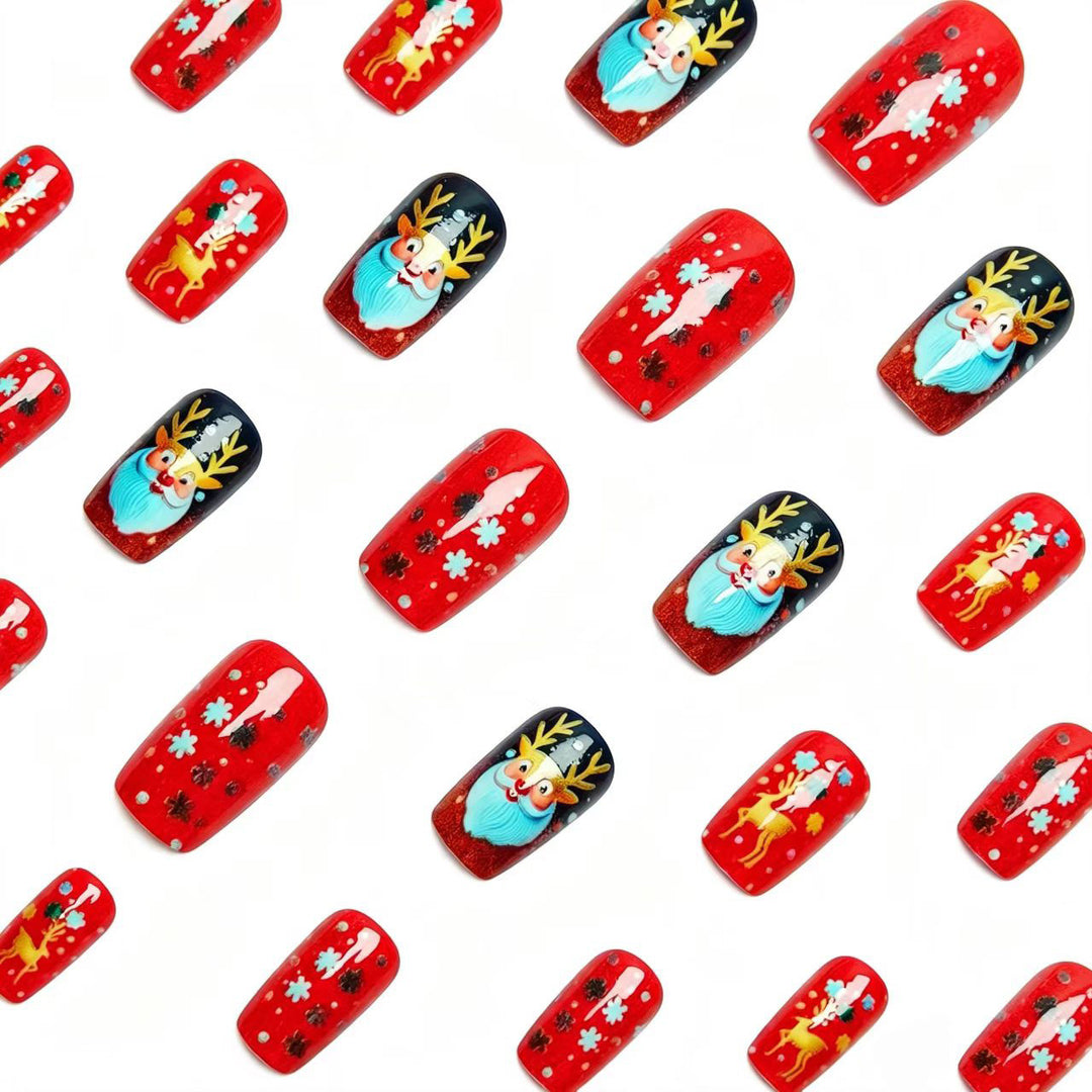 Christmas-Themed Nail Art Set Bowlift