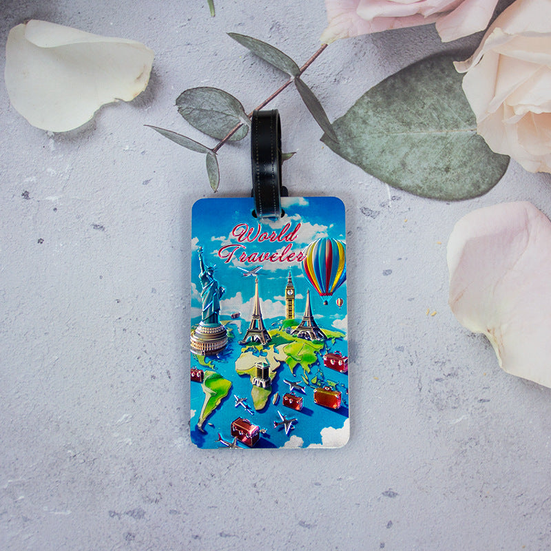 Artistic Travel Luggage Tag Bowlift