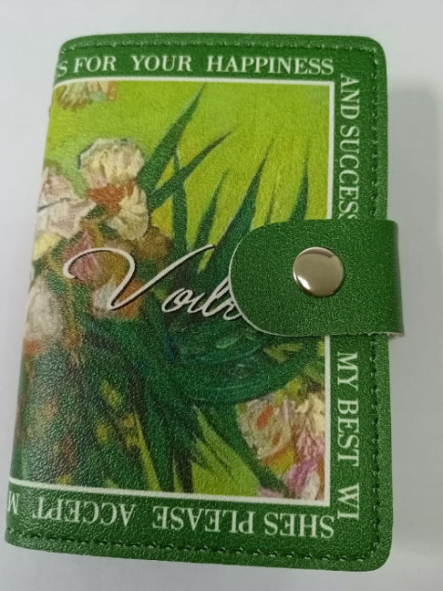 Floral Print Zippered Wallet Bowlift