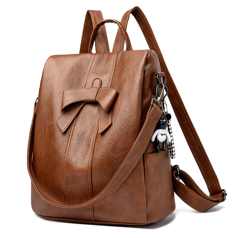 Stylish Bow-Accented Backpack Bowlift