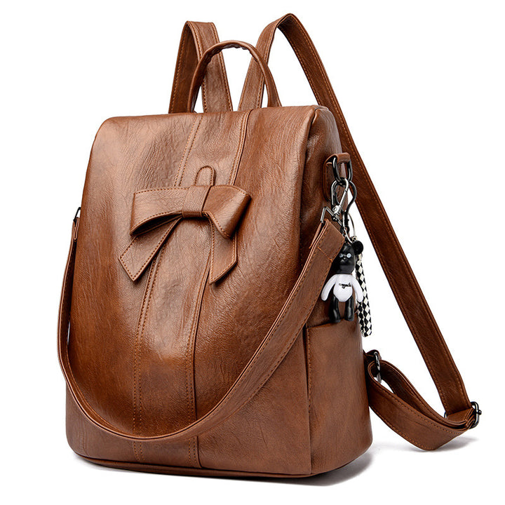 Stylish Bow-Accented Backpack Bowlift