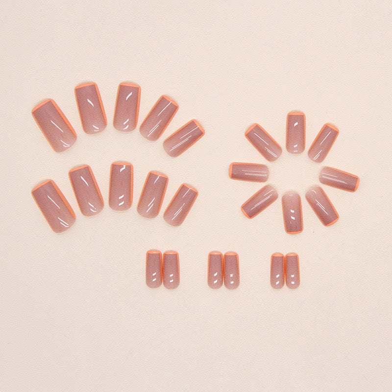 Artificial nail tips with glamorous design and neon accents Bowlift