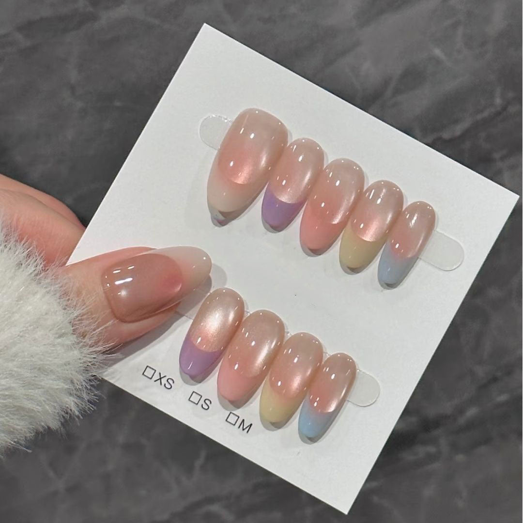 Artistic Press-On Nail Wraps Bowlift