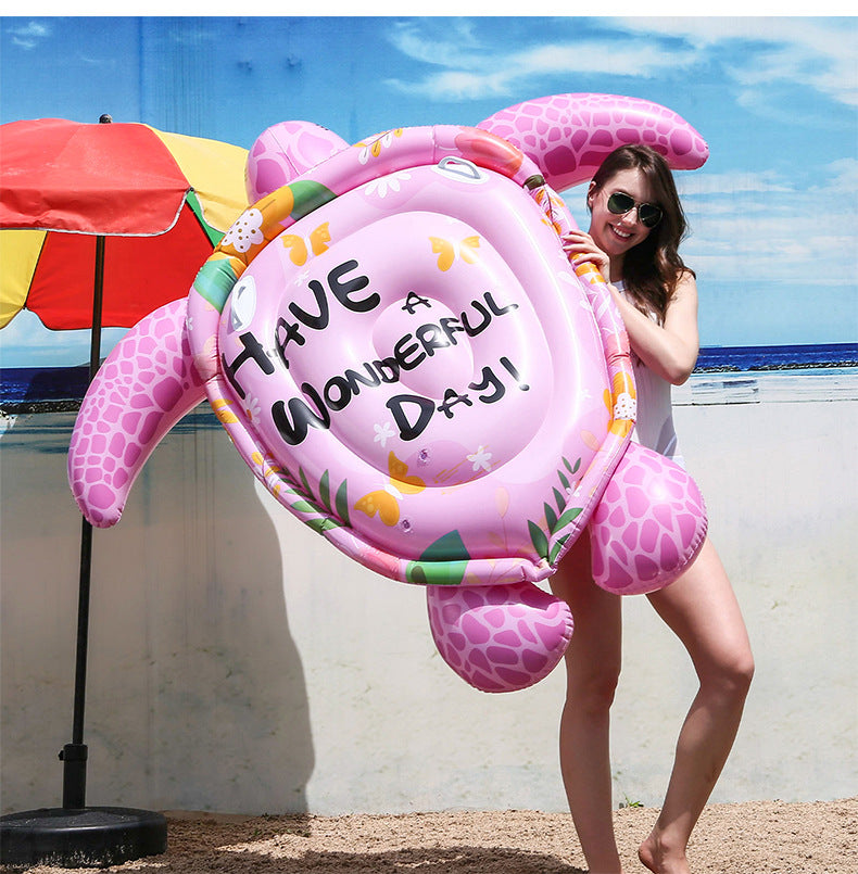 Women Inflatable Turtle Lounger Bowlift