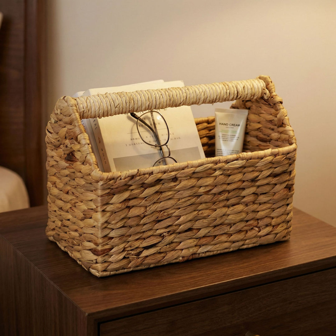 Handcrafted Storage Basket Made of Natural Materials Bowlift