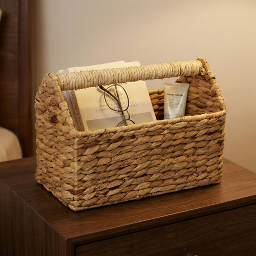 Handcrafted Storage Basket Made of Natural Materials Bowlift