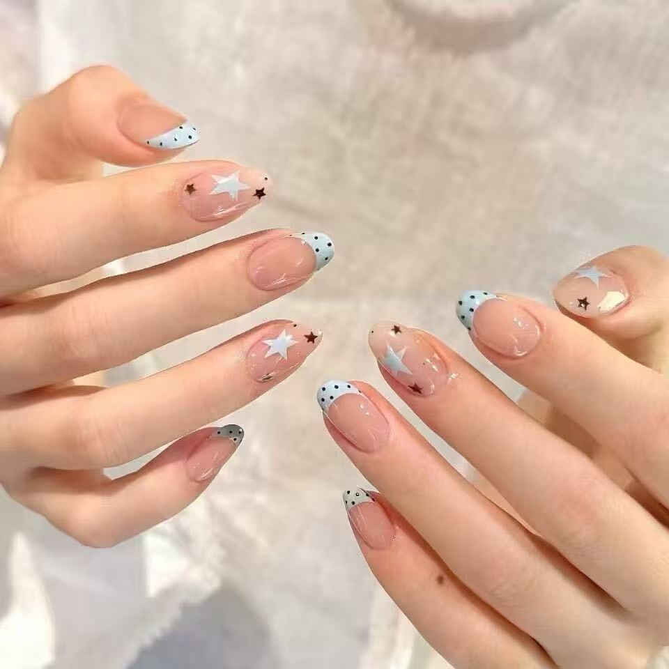 Artistic Press-On Nail Wraps Bowlift