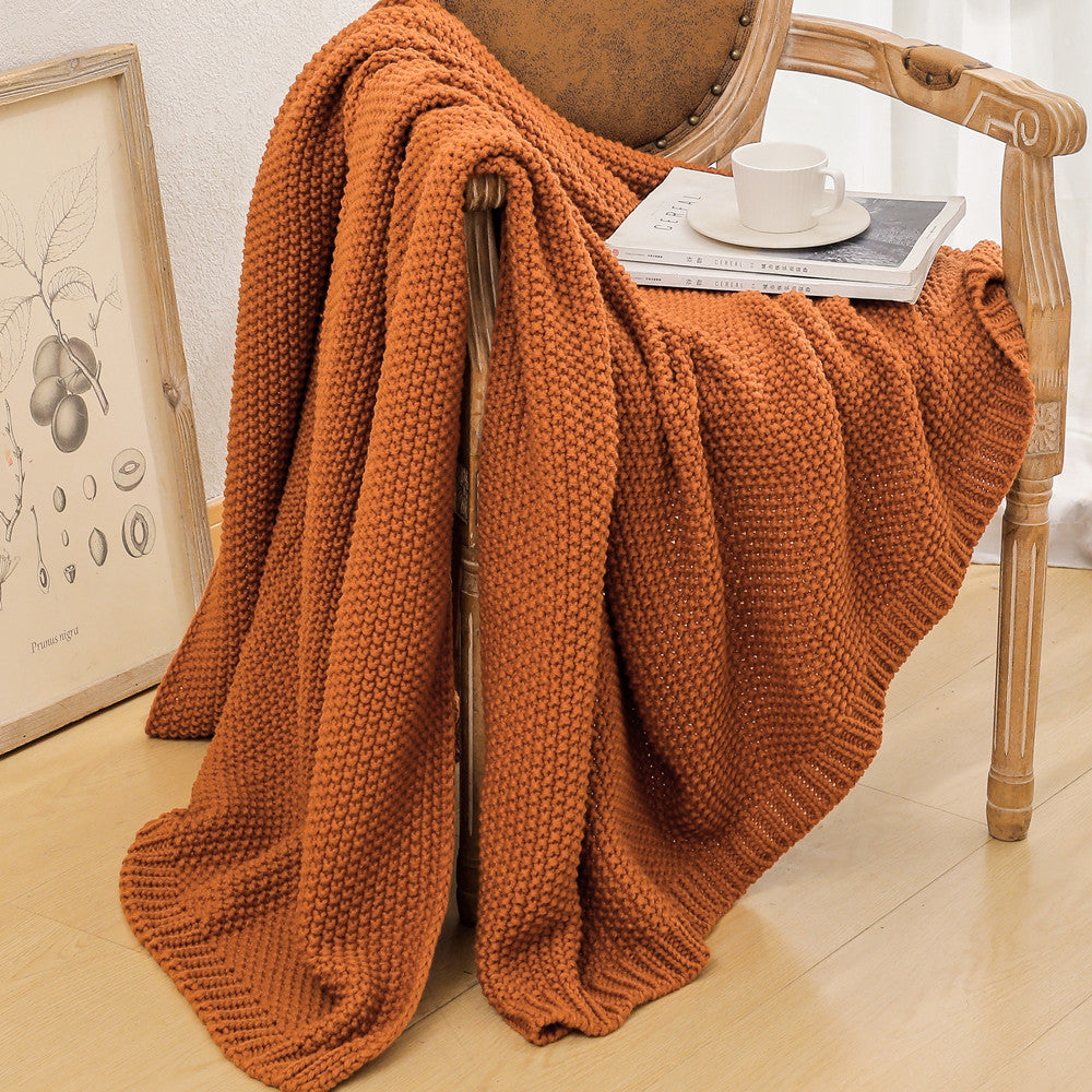 Ladies cozy knit blanket Bowlift
