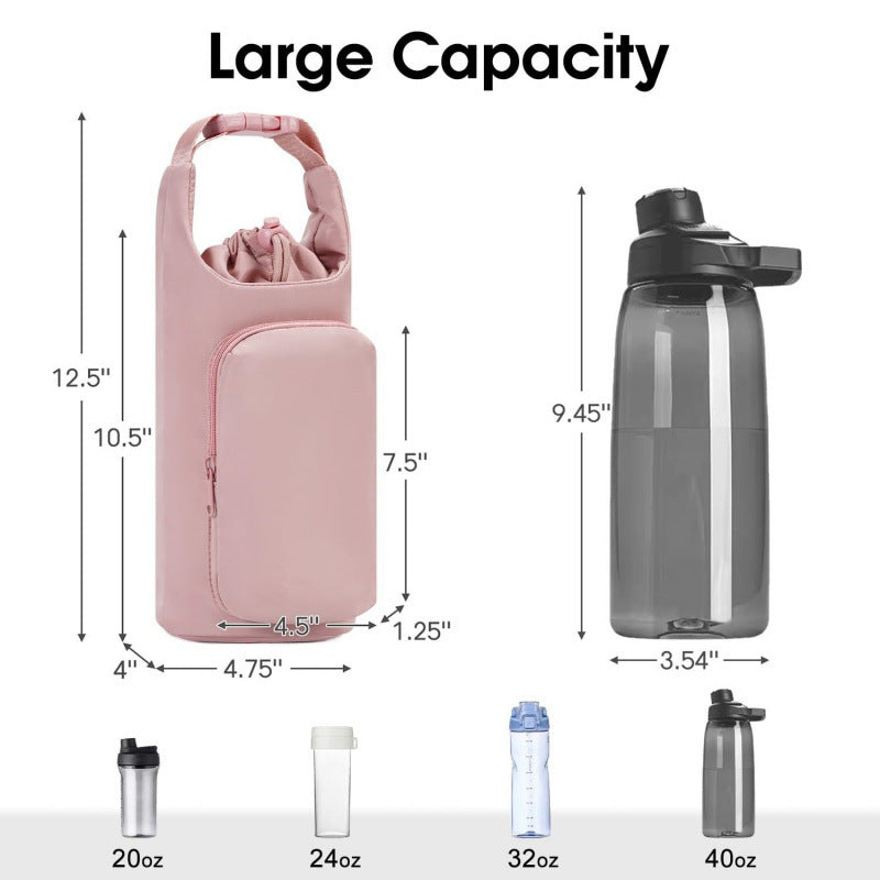 Elegant cooler bag with insulating carrying system Bowlift