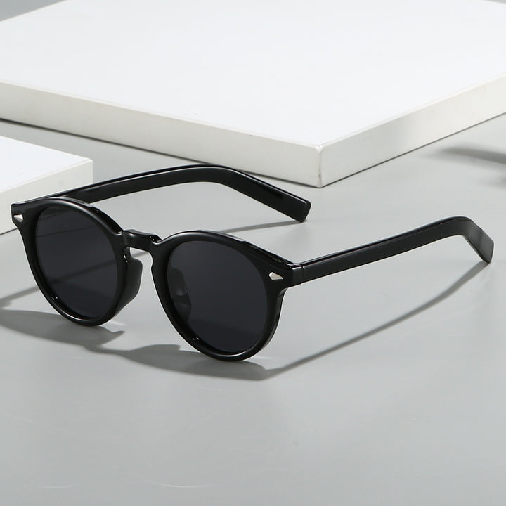 Women's fashionable sunglasses with transparent frame and yellow lenses Bowlift