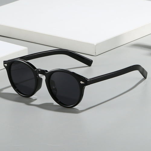 Women's fashionable sunglasses with transparent frame and yellow lenses Bowlift