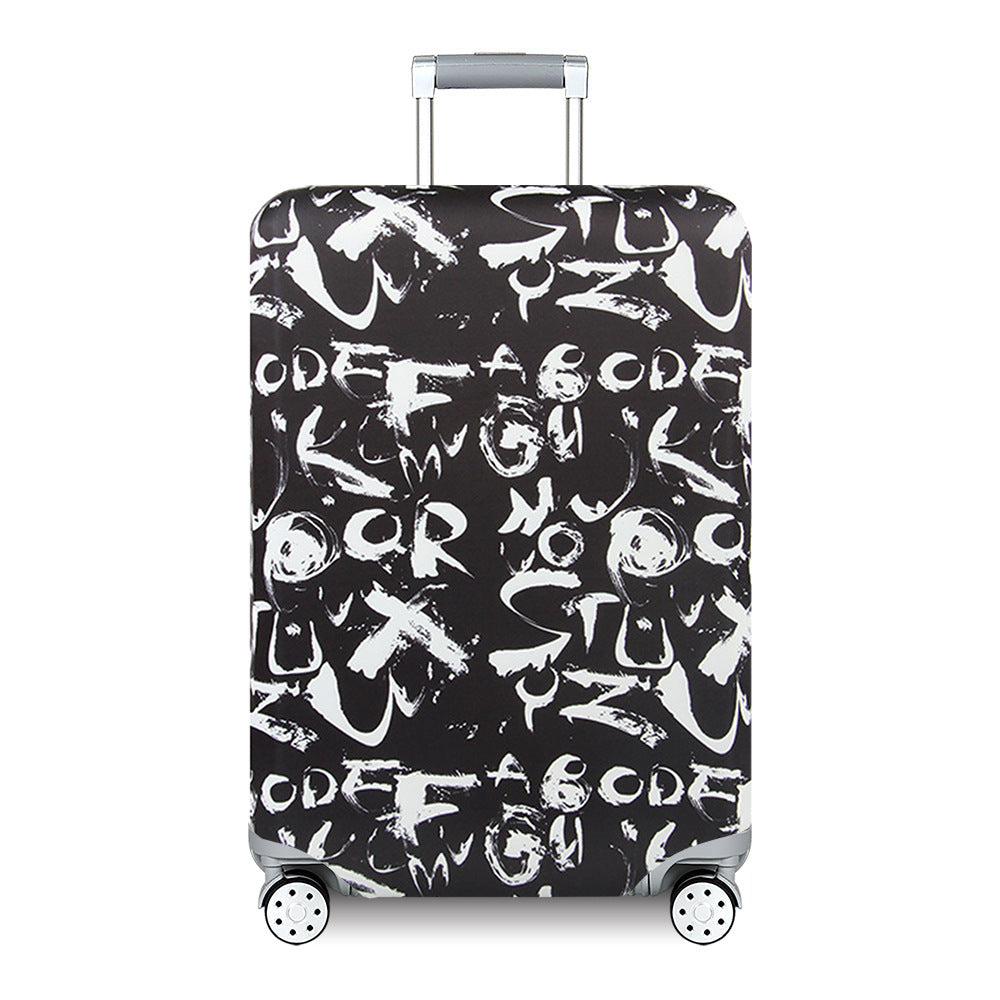 Women's Hard Shell Suitcase with Exotic Plant Pattern Bowlift