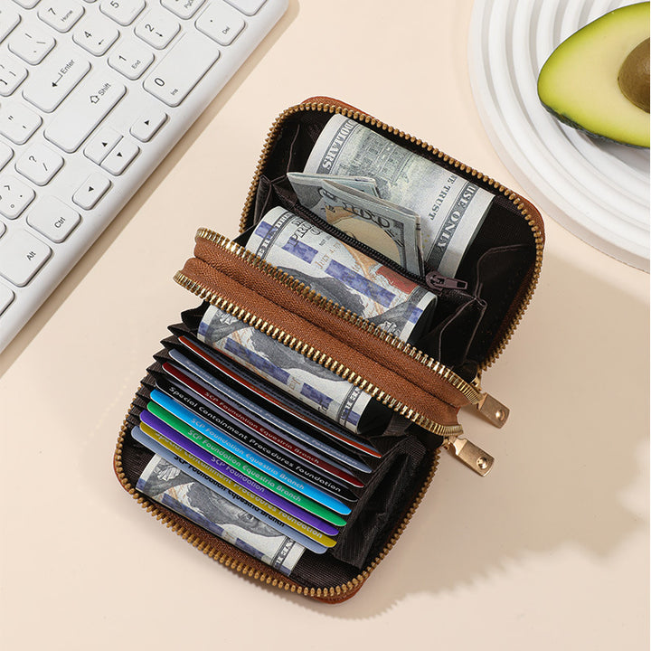 Multi-Pocket Zippered Wallet Bowlift