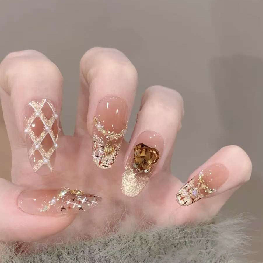 Artistic 3D Butterfly Press-On Nail Set Bowlift