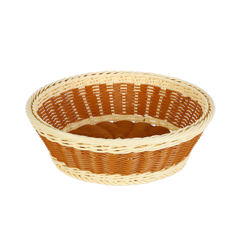 Rustic Handwoven Bread Basket Bowlift