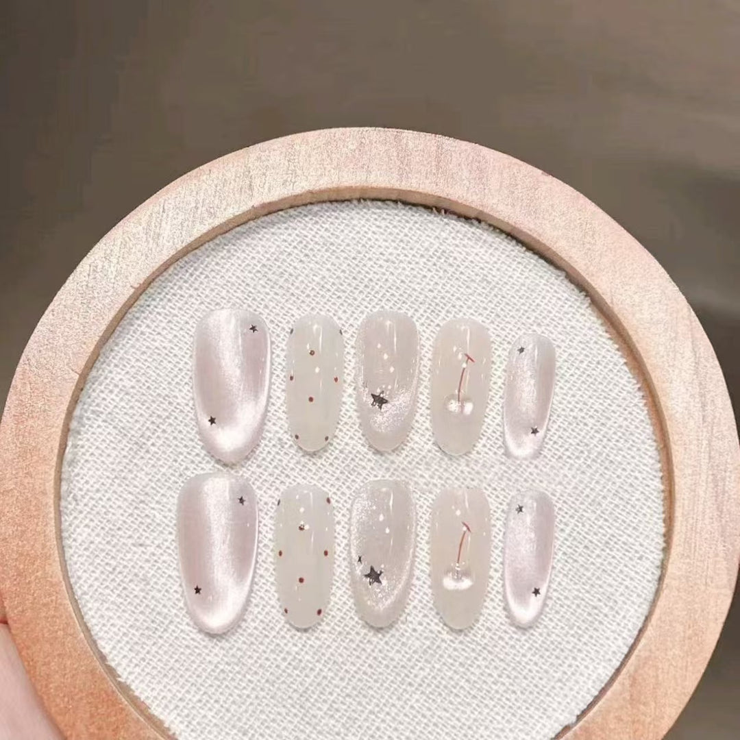 Premium Press-On Nail Extensions Bowlift