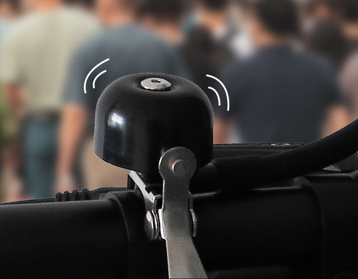 adjustable full-rotation handlebar rearview mirror with anti-glare convex glass Bowlift