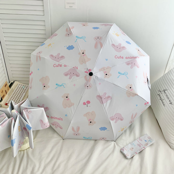 Ladies folding umbrella Bowlift