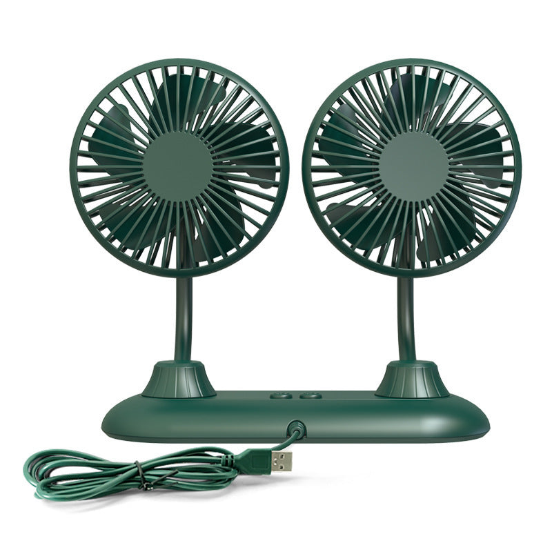 Dual Adjustable Desktop Fan Bowlift