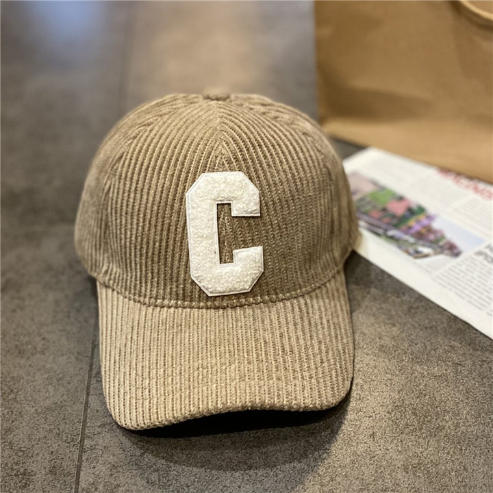 Unisex Corduroy Baseball Cap Bowlift