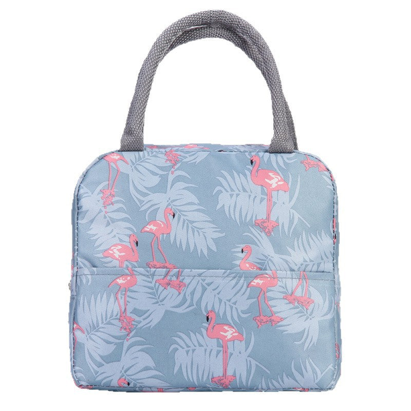 Insulated Flamingo-Themed Lunch Bag Bowlift