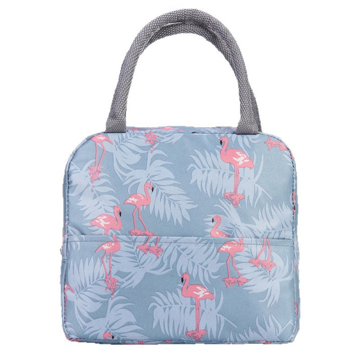 Insulated Flamingo-Themed Lunch Bag Bowlift