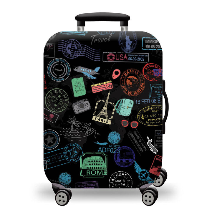 Unisex Hard-shell suitcase with stunning mountain landscape design Bowlift