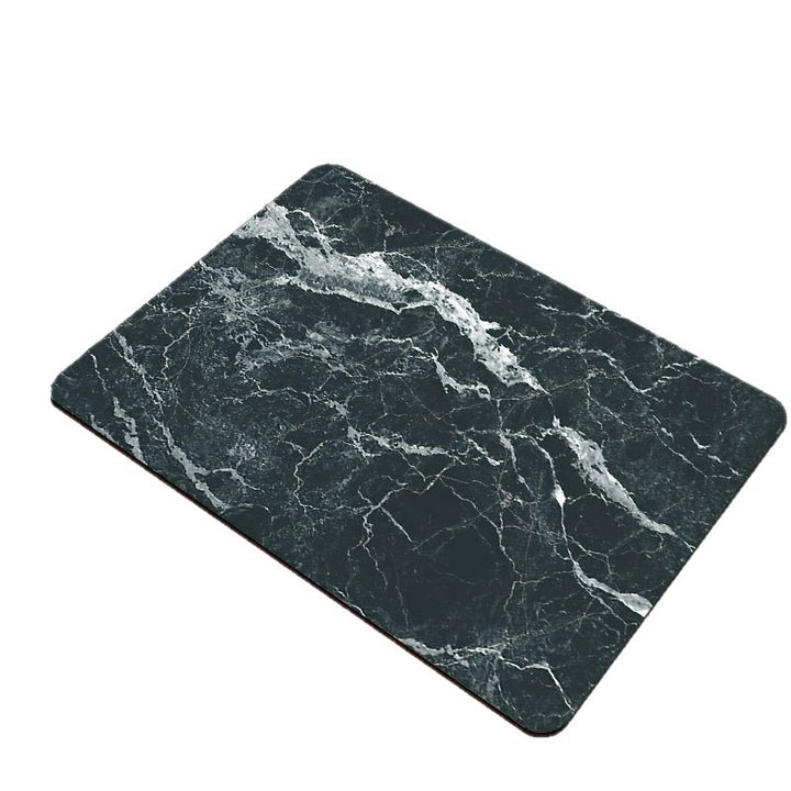 Stylish Marble Pattern Kitchen Mat Bowlift