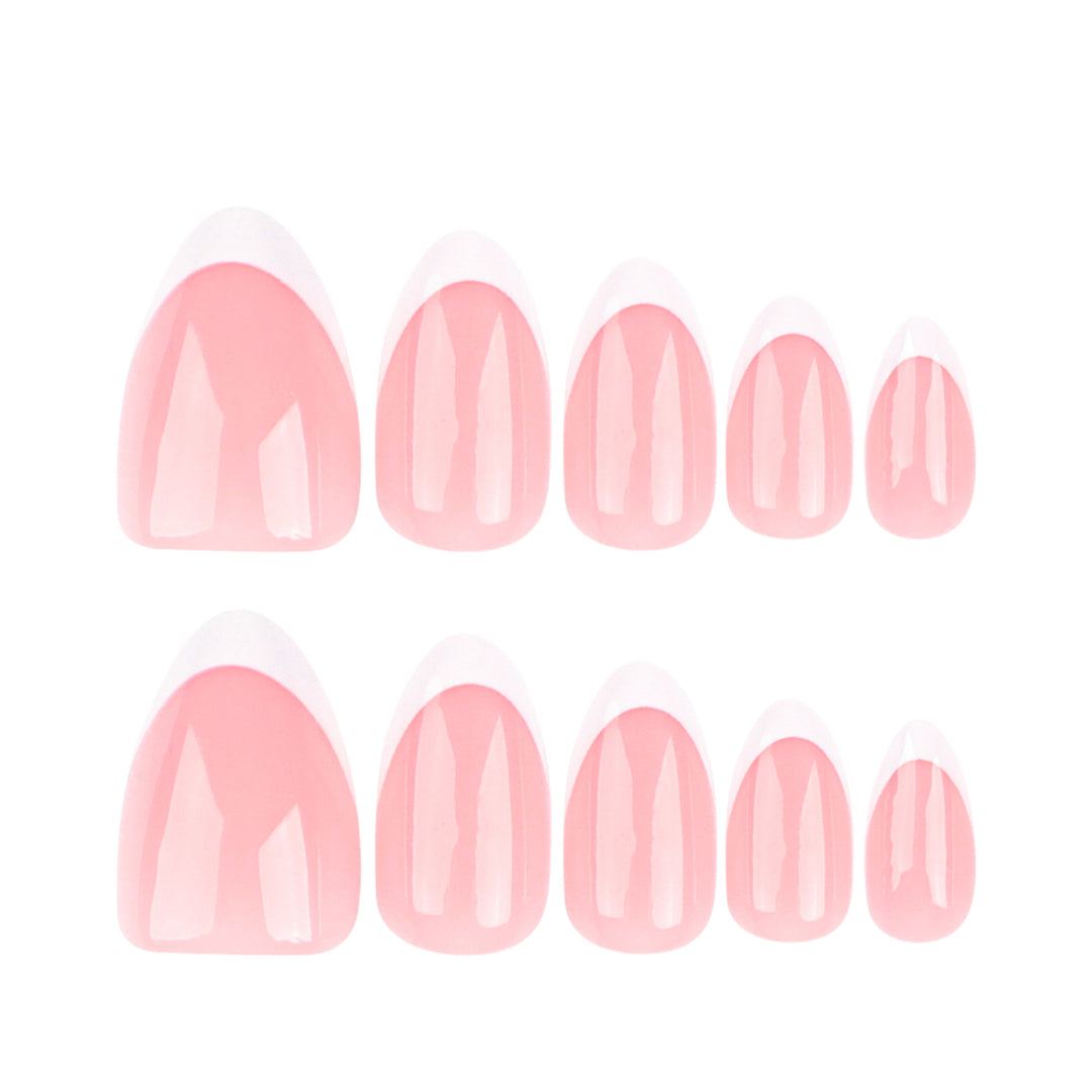 Elegant French Style Nail Extensions Bowlift