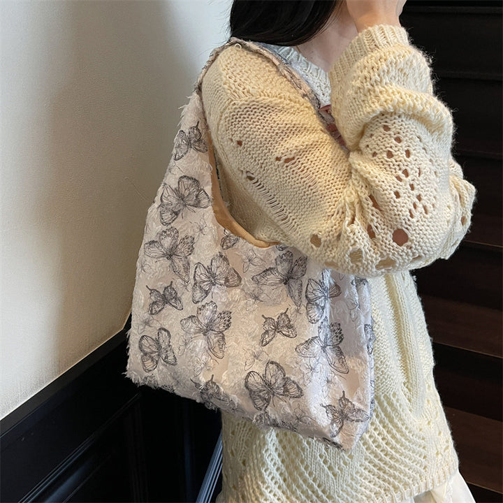 Embroidered Canvas Tote Bag Bowlift