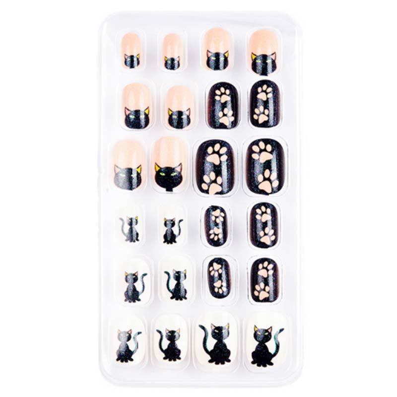 Decorative Animal-Themed Press-On Nails Bowlift