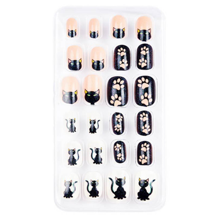 Decorative Animal-Themed Press-On Nails Bowlift