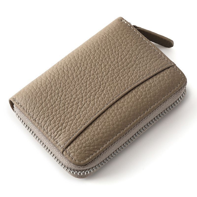 Durable Leather Zip Wallet Bowlift