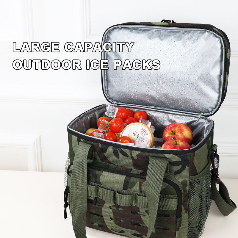 Women's insulated and durable cooler bag in modern camouflage design Bowlift