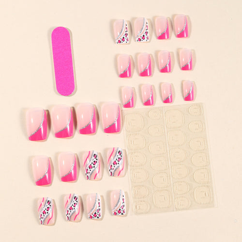 Stylish Animal Print Nail Art Set Bowlift