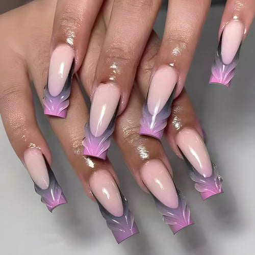 Elegant Long Stiletto Nail Art Extensions Bowlift