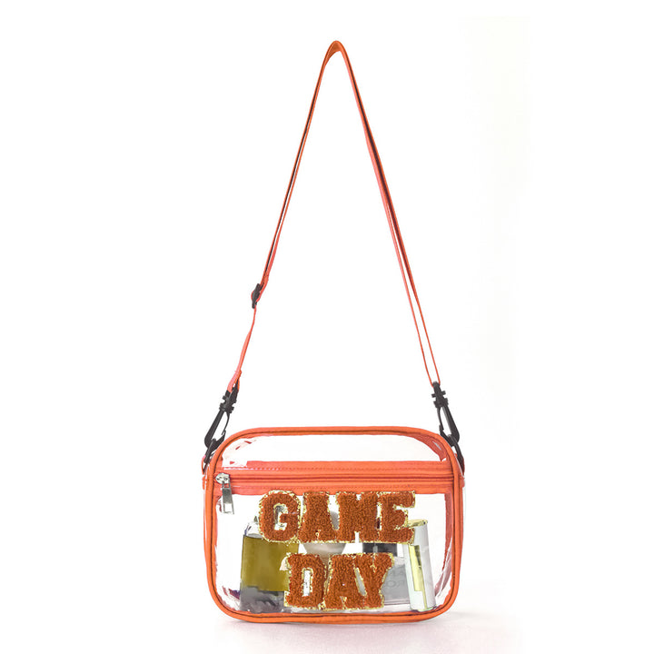 Sporty shoulder bag with transparent front Bowlift