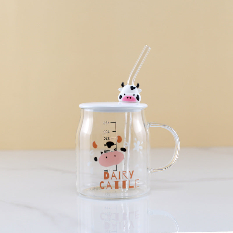 Women's funny and creative drinking cup with animal lid Bowlift