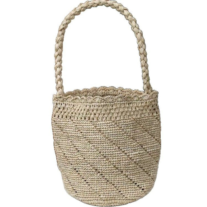 Handmade Macrame Bag with Unique Structure Bowlift