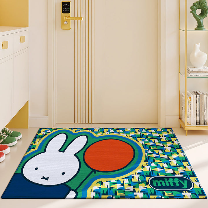 Playful Cartoon-Themed Area Rug Bowlift